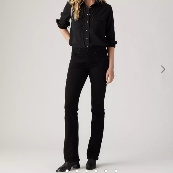 Levi's Denim - 130 Levi's Women's Black Boot Cut Jeans